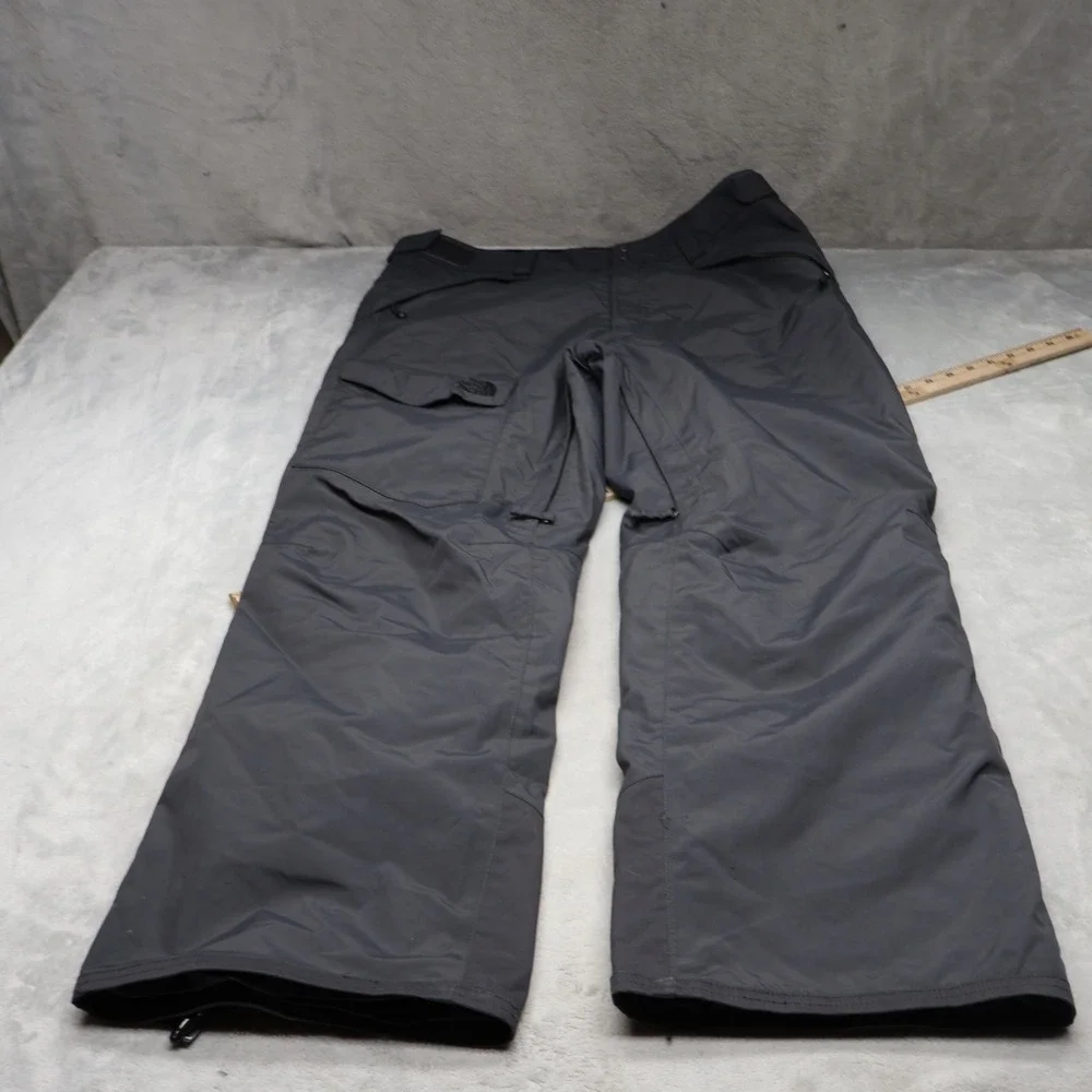 North Face Snow Pants Mens Large Short Black‎ Cargo Ski Winter Wind Rain 36x32